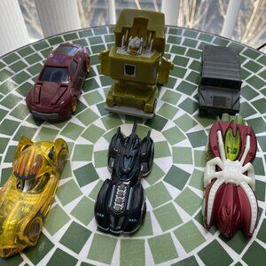 Lot of 6 Diecast Cars Transformers Hasbro 1986 Hot Wheels Maisto DC